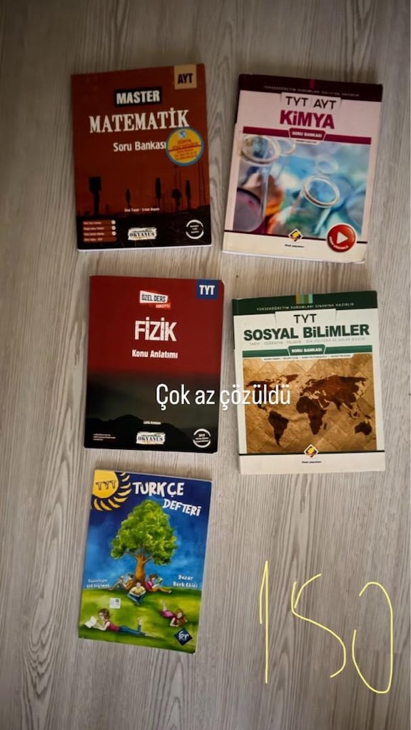 SIFIR+AZ KULLANILMIŞ TEST KİTAPLARI+İNGİLİZCE OKUMA KİTABI - 7
