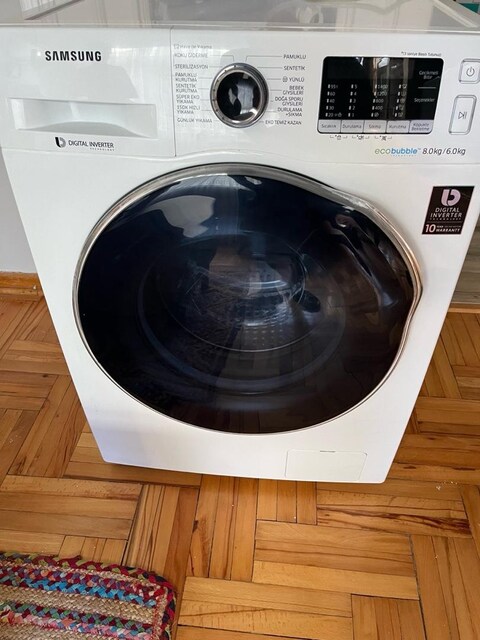 Samsung 8/6 kg Kurutmalı Çamaşır Makinesi – Arızalı / Tamirlik