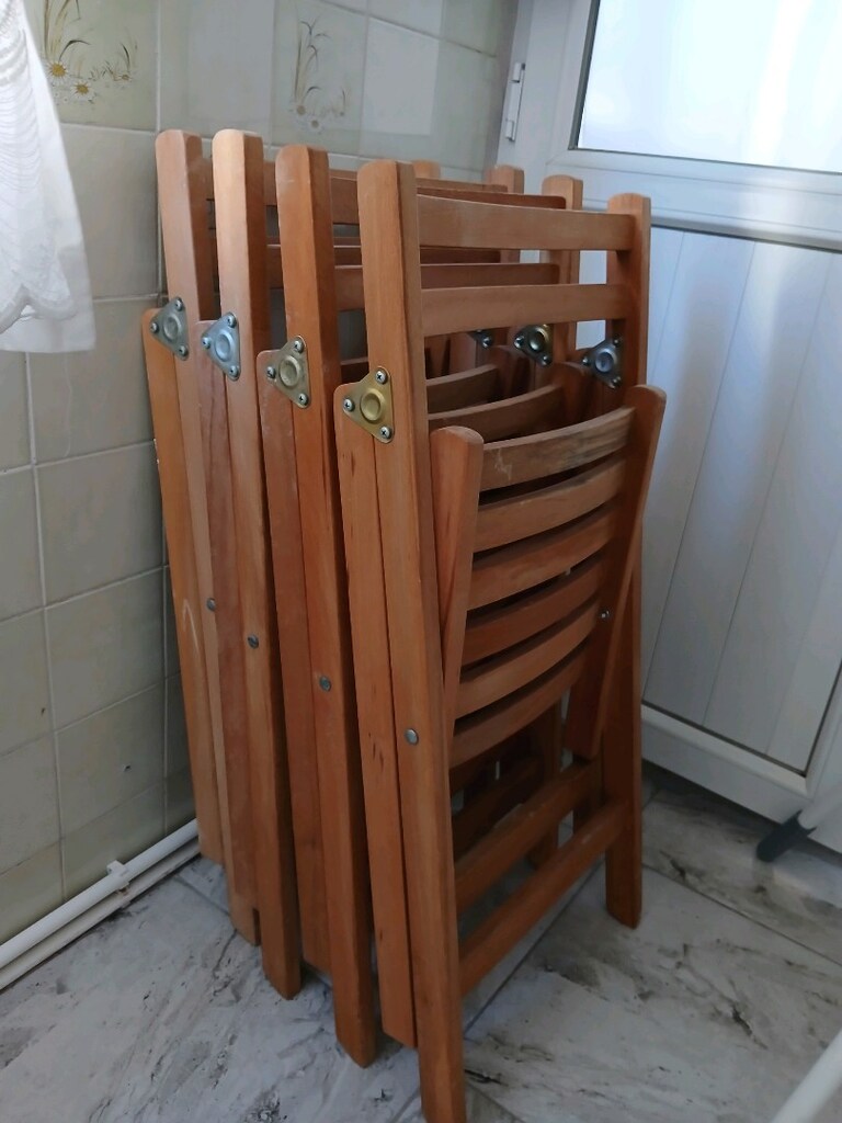 AHŞAP KATLANIR SANDALYE SIFIR AYARINDA - 3