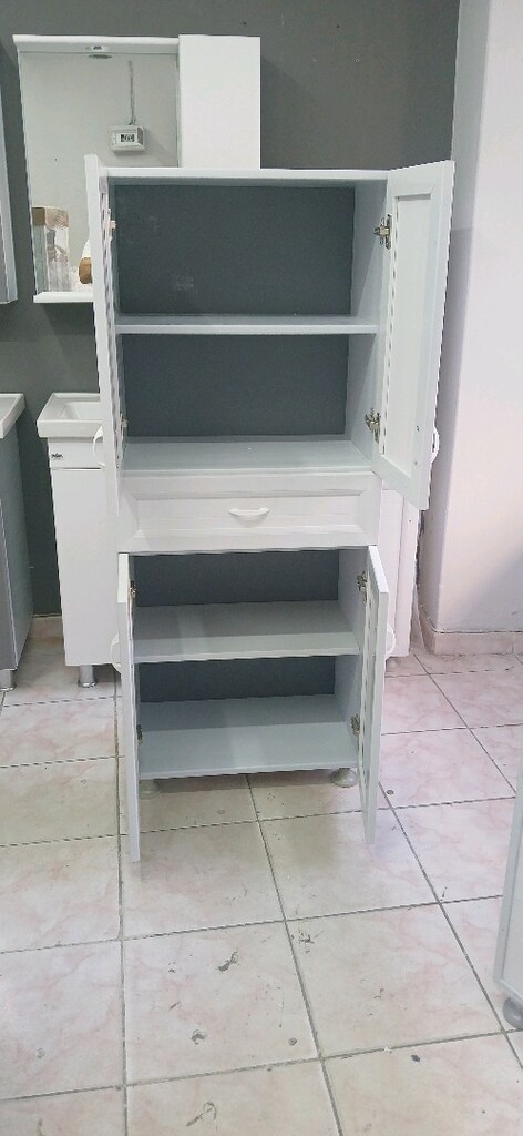 Banyo dolabi sifir ürün 60x145x38 cm - 3