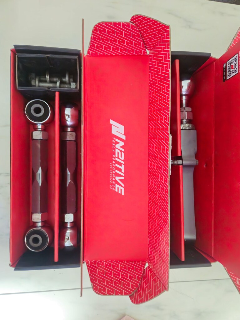 N2itive Tesla 2012-2020 S ve X modelleri için kamber Denge Kolu çift - 5