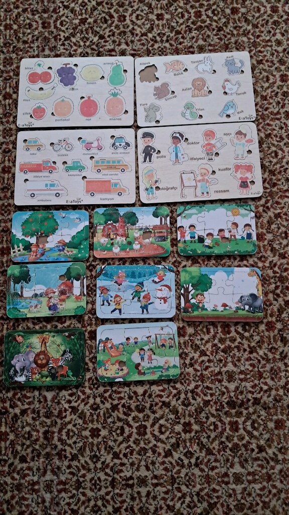eğitici Ahşap puzzel - 5
