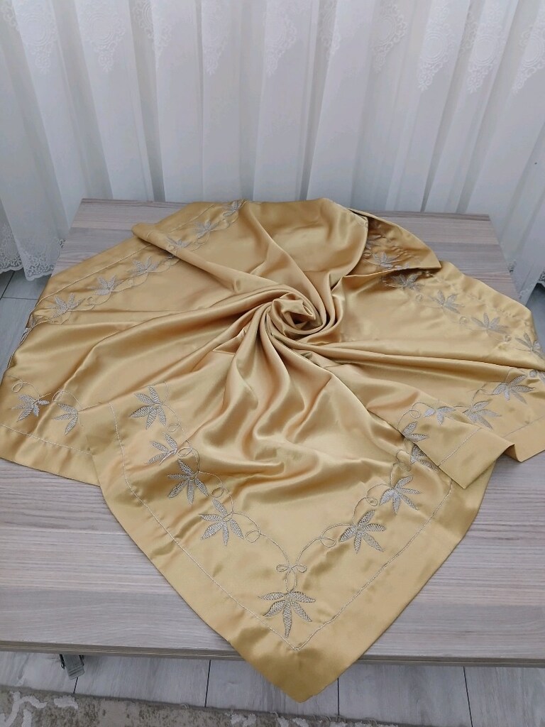 el nakışı masa örtüsü bohça - 2