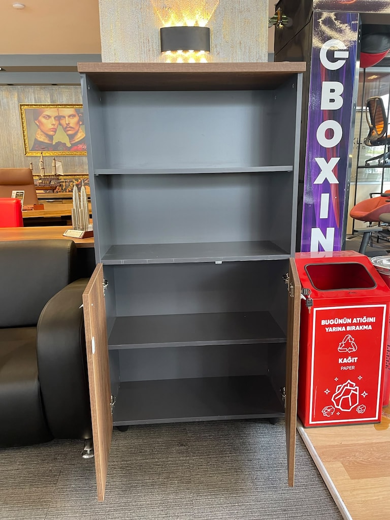 KLAS OFİS ÜSKÜDAR 80x150x40 cm DOVI AÇIK DOSYA DOLABI - 3