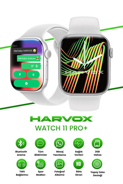 Harvox Watch 11 Pro+ Akıllı Saat Iphone Ve Android