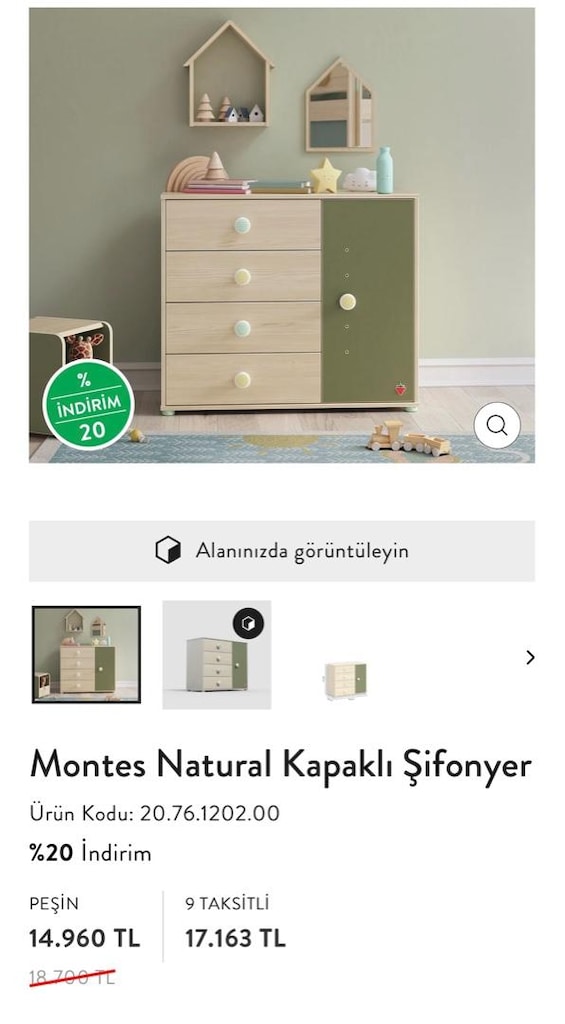 çilek montes dolap ve şifonyer - 2