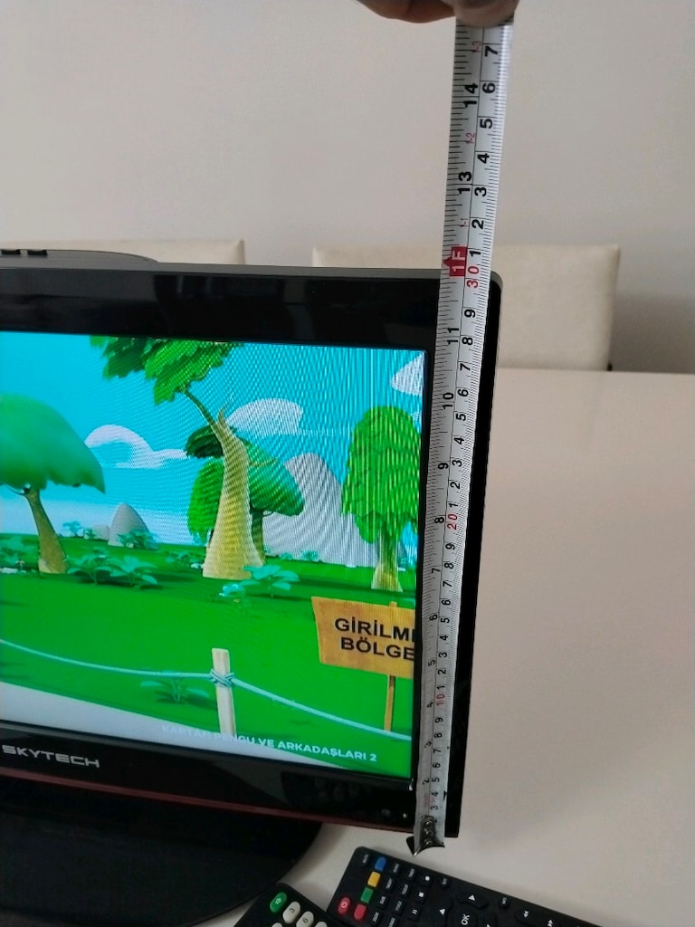 Skytech full HD TV mutfak balkon bahçe için uygun ekran ölçüleri resim - 8