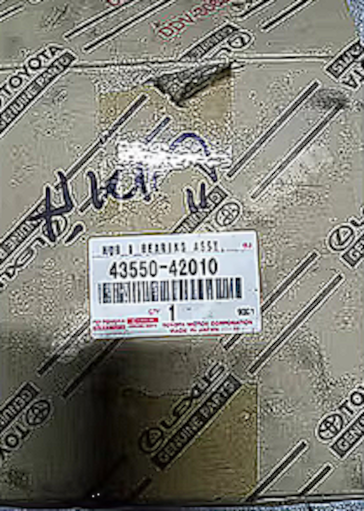 TOYOTA COROLLA PORYE BİLYASI 2007 - 2