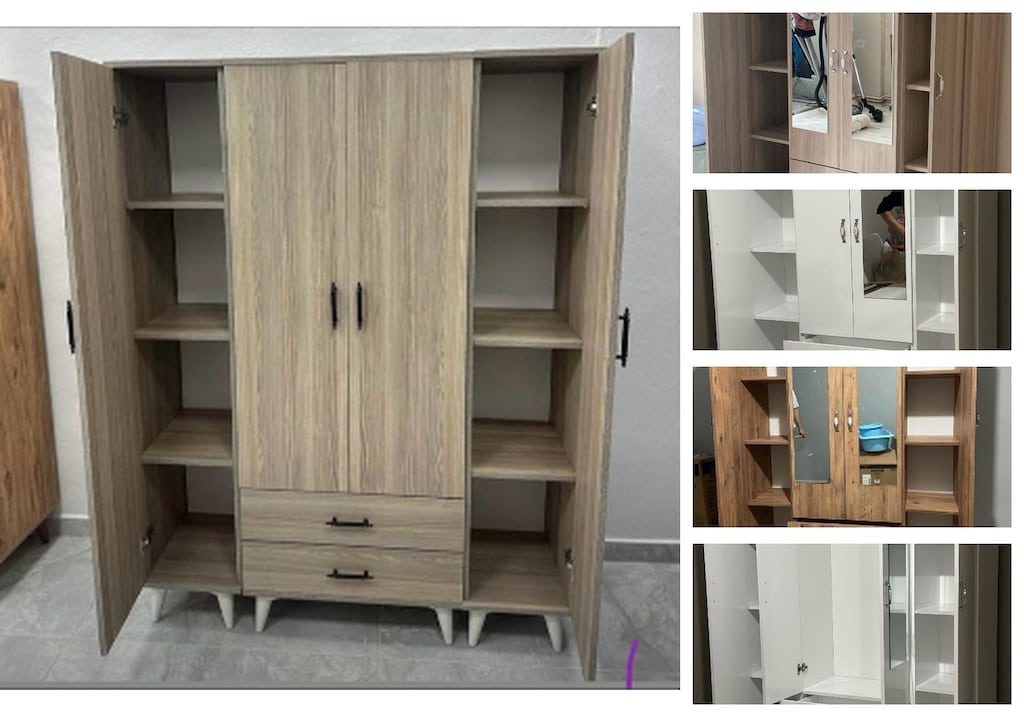 4 kapaklı elbise dolabı bplzshzvlj - 3