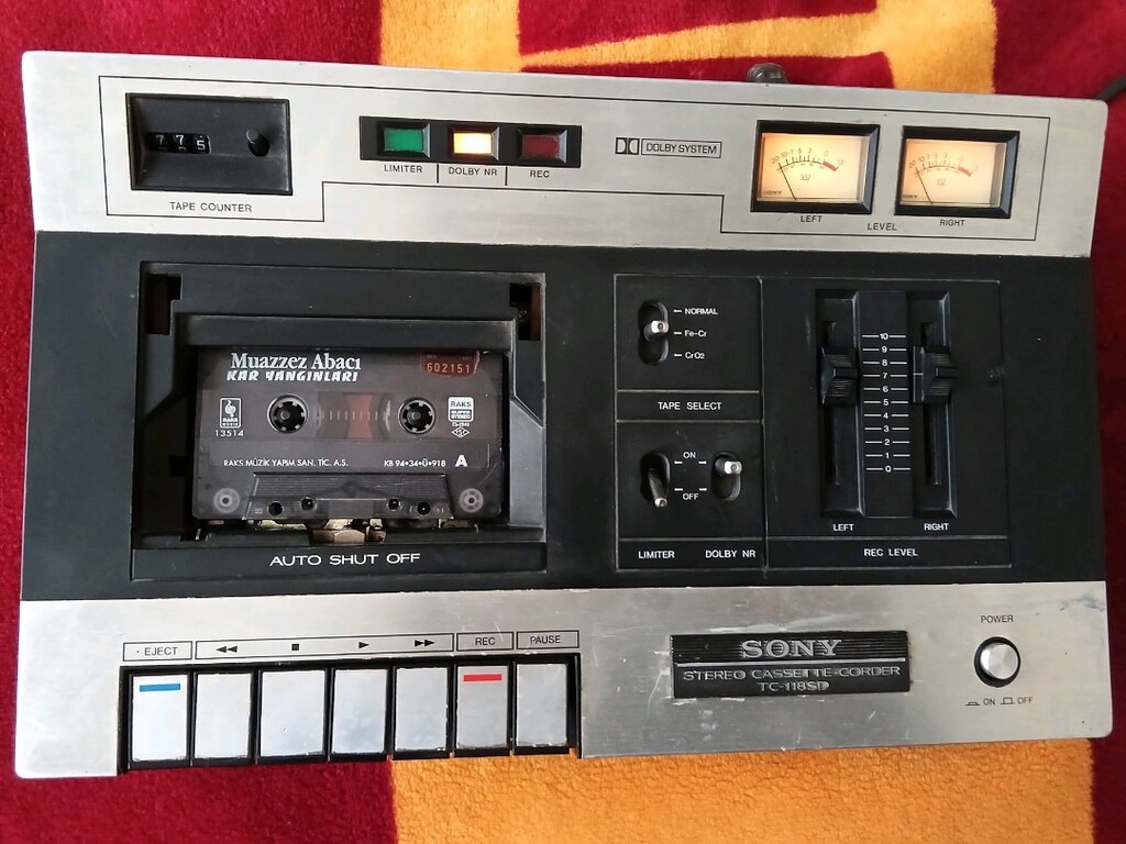 Sony marka dec kasetçalar, kayıt cihazı - 4