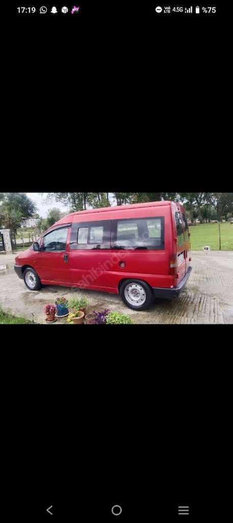 Fiat scudo 1.9 D 7+1 otomobil ruhsat 2001 model dolmuş çıkması - 3
