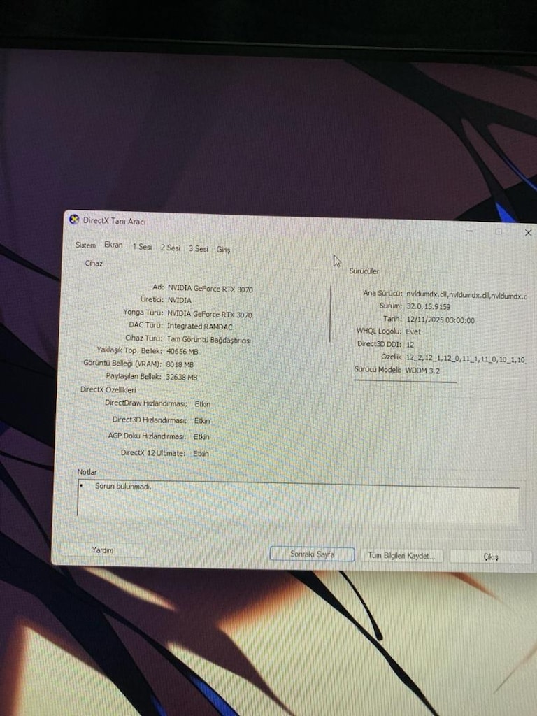Valorant / CS2 için 360Hz canavar sistem – i9 12900 / RTX 3070 / 64GB - 4