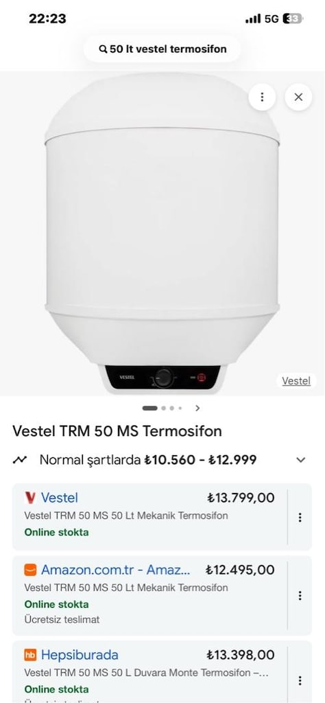 Vestel termosifon - 4