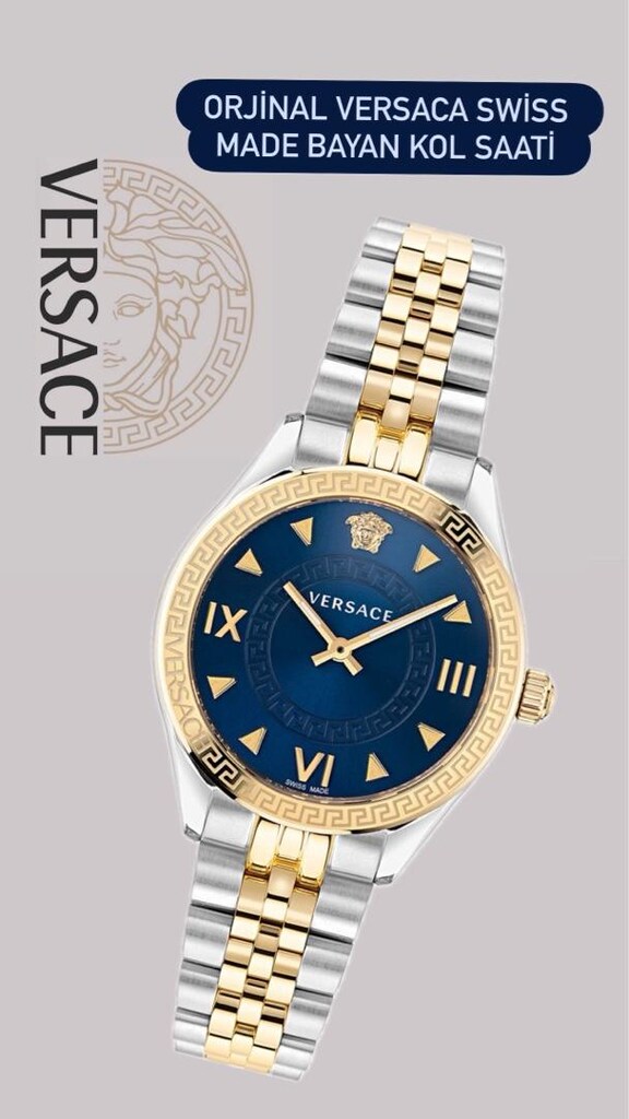 ORJİNAL VERSACE SWİSS MADE BAYAN KOL SAATİ - 10