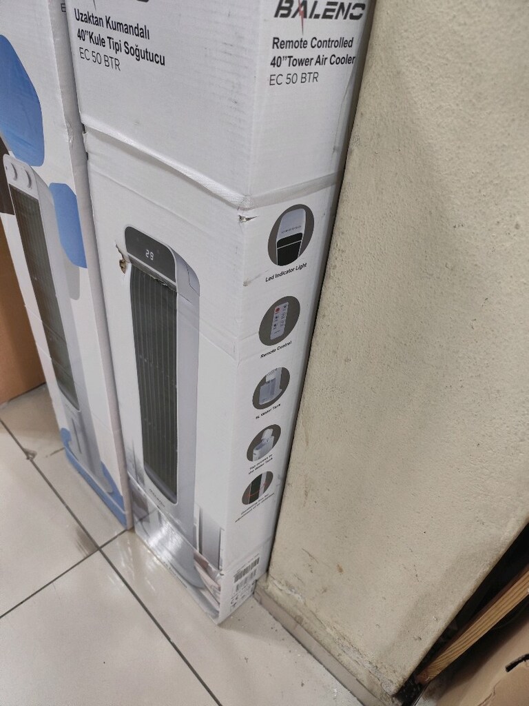 BALENO EC 55 BTR SULU HAVA SOĞUTUCU 5LT SU KAPASİTESİ 80W 4 BUZ KASETİ - 2