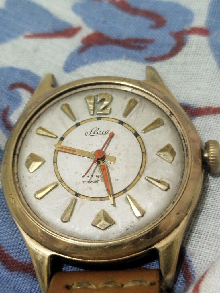 flea antika kurmalı altın saat - 16