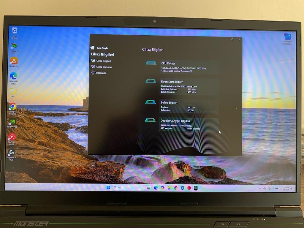 Monster Tulpar T7+Logitech G733+ G502 LIGHTSPEED + HP Omen Koltuğu + - 6