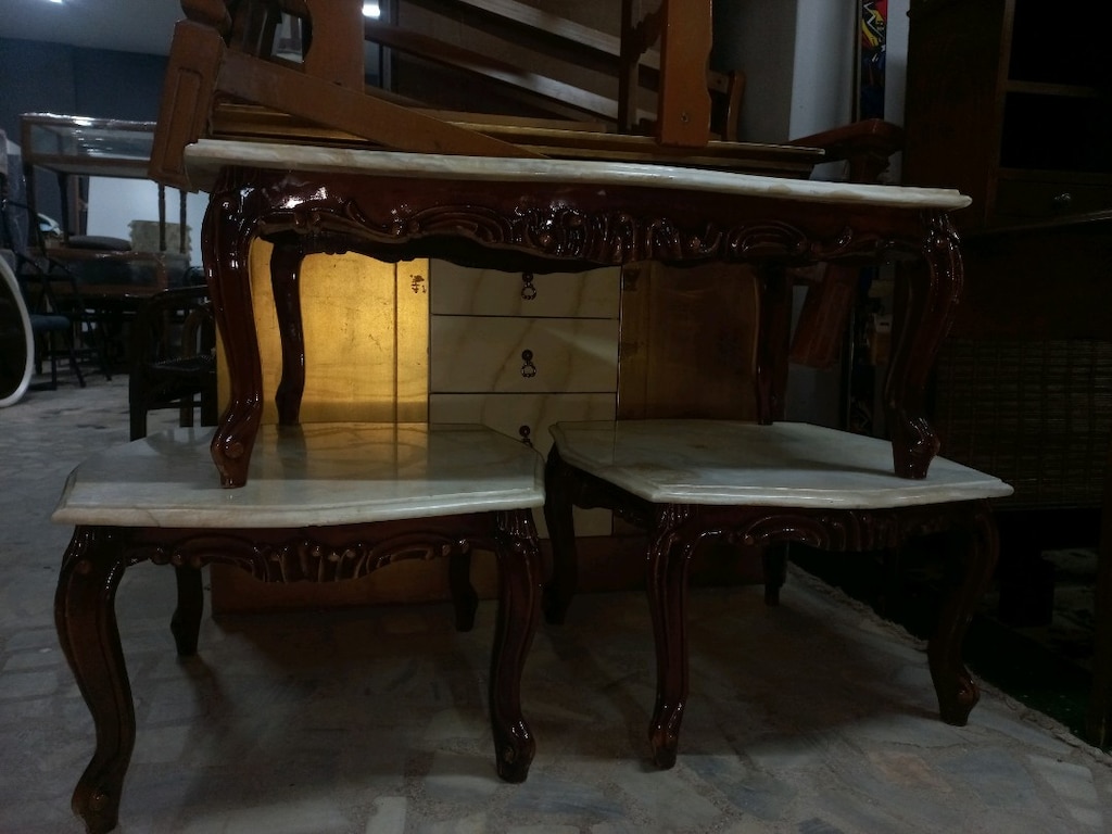 Antika Sehpa Takımı & Oyma - 8