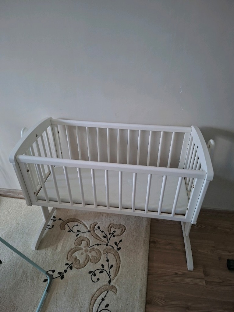 cocuk yatağı anne yanı sallamali yatak - 3