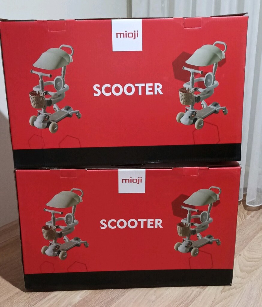 3'ü 1 Arada Işıklı & Müzikli Scooter + Yürüteç + İtmeli Bisiklet - 4