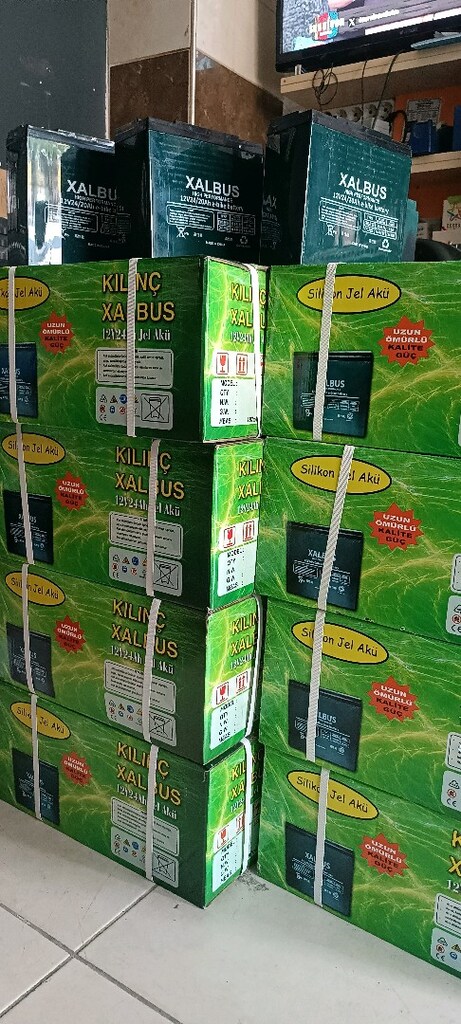 elektrikli motor aküsü silikonlu jel 12 volt 24 amper - 3