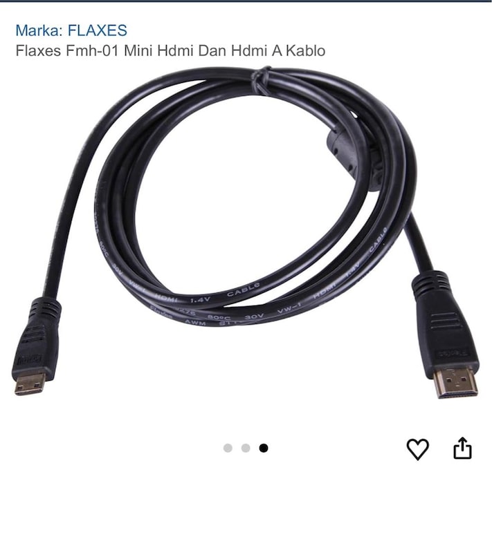 ALTIN UÇLU HDMI KABLO SPESİFİK ÖZEL ÜRÜN - 4