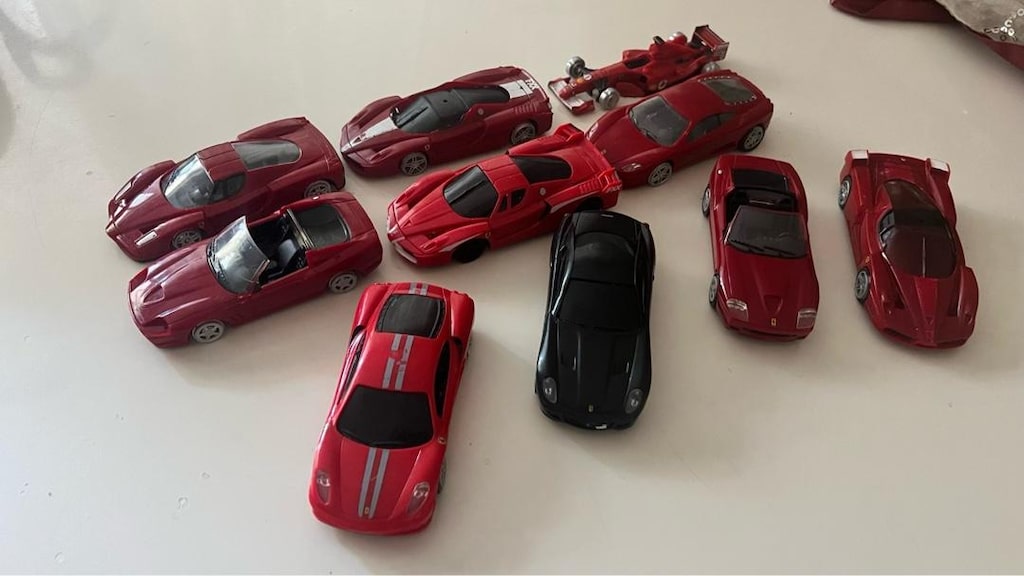 10 adet shell benziliğin verdiği ferrari seti - 5