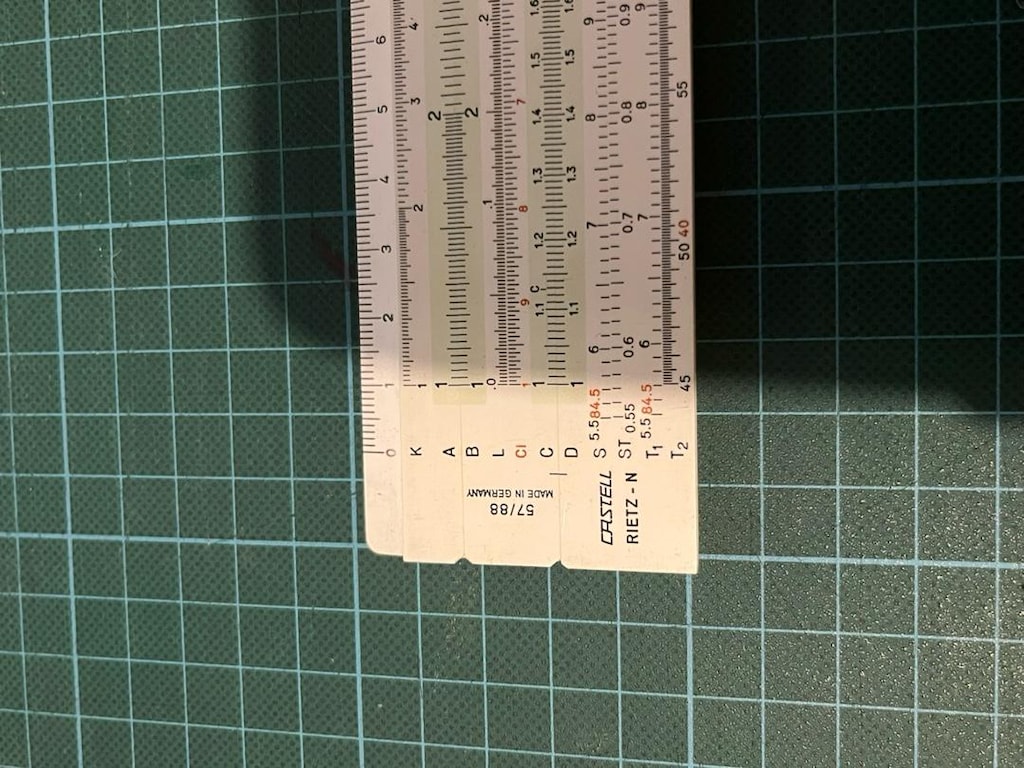 Sürgülü Hesap Cetveli Set - 10
