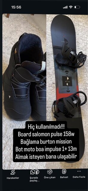 sıfır snowboard takım