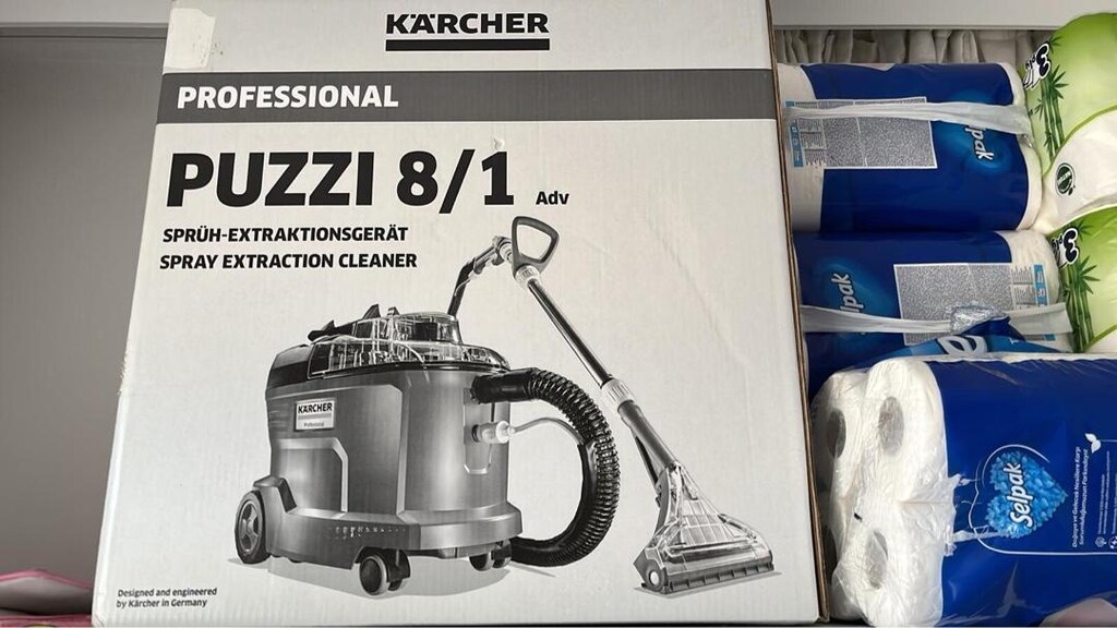 Karcher puzzi 8/1 adv halı ve koltuk yıkama makinesi
