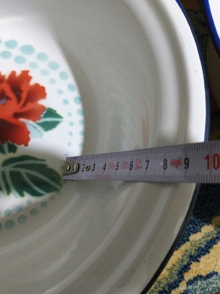 vintage, Avrupa emaye, hamur leğenleri - 5
