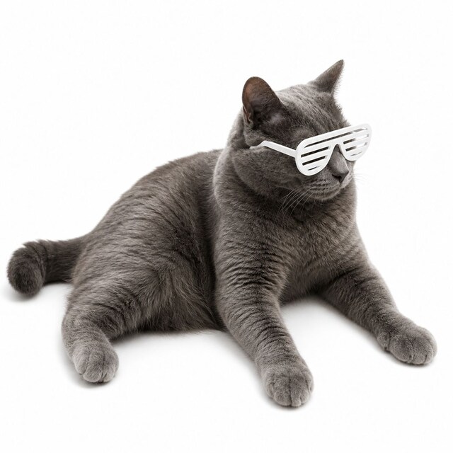 Yapı3D Kedi Gözlük Seti 3’lü | Renk Seçenekli Eğlenceli Kedi Aksesuarı