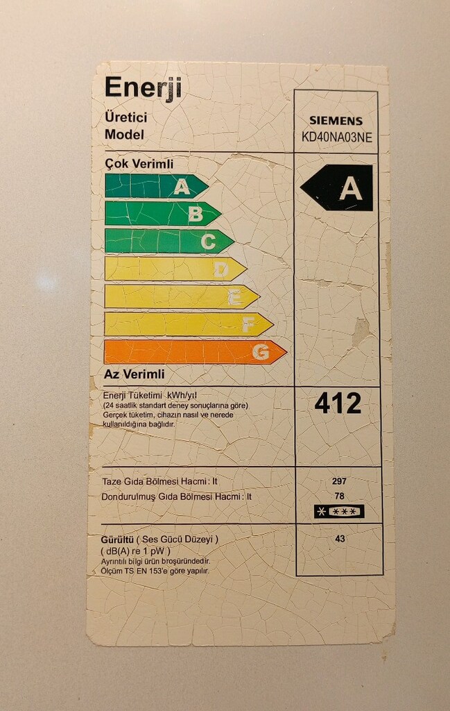 Siemens 378 Litre No Frost Buzdolabı temiz sağlam - 8