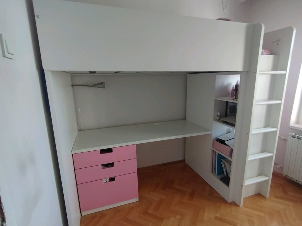 Acil satılık Ikea ranza masa dolap seti
