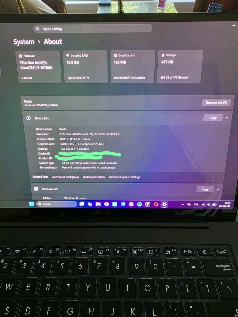 Asus Zenbook Oled 14x - 2