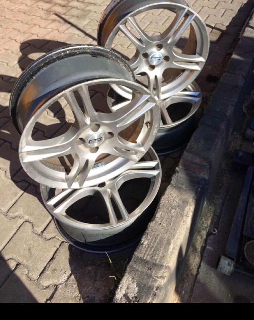 18 mercedes jant lastik 5x112 225.40.18 2 tane jant kaynaklı - 12