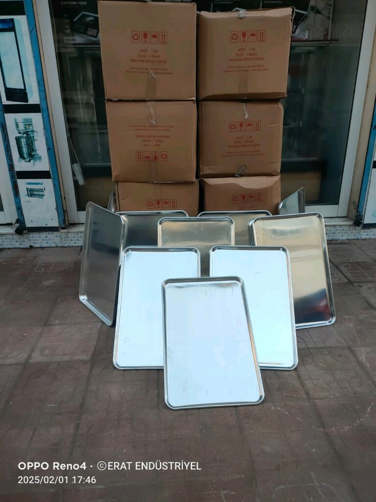 börek tavası fırıncı tavası 40 60 tava Boyoz poğaça tavası - 15