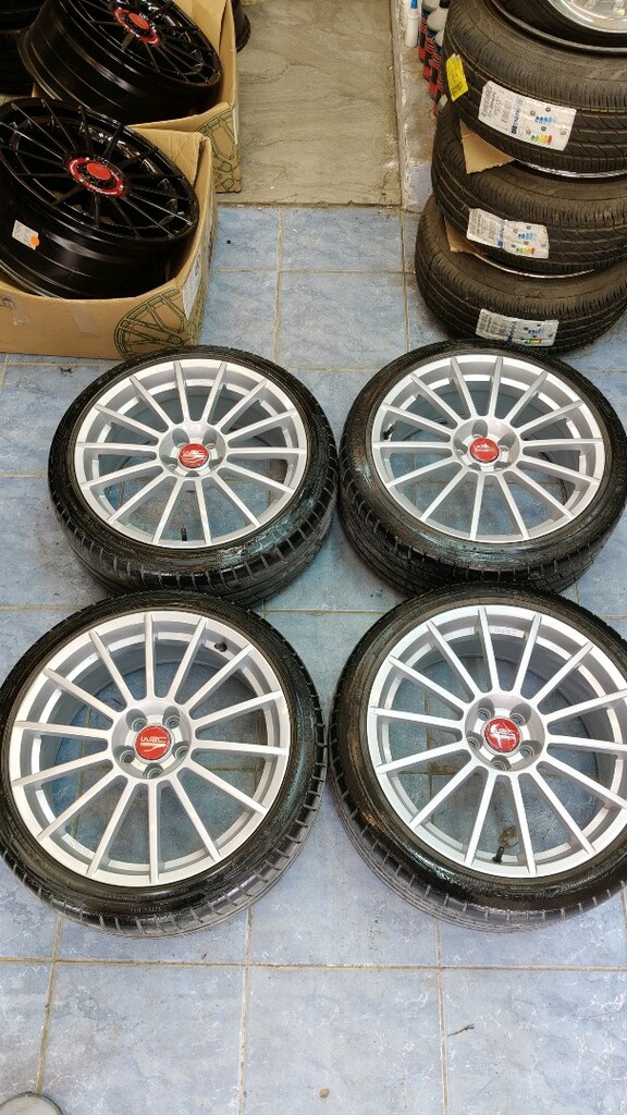 17 inç 5*100 WRC jant lastik sıfır boyalı lastik sıfır gibi takas var - 2