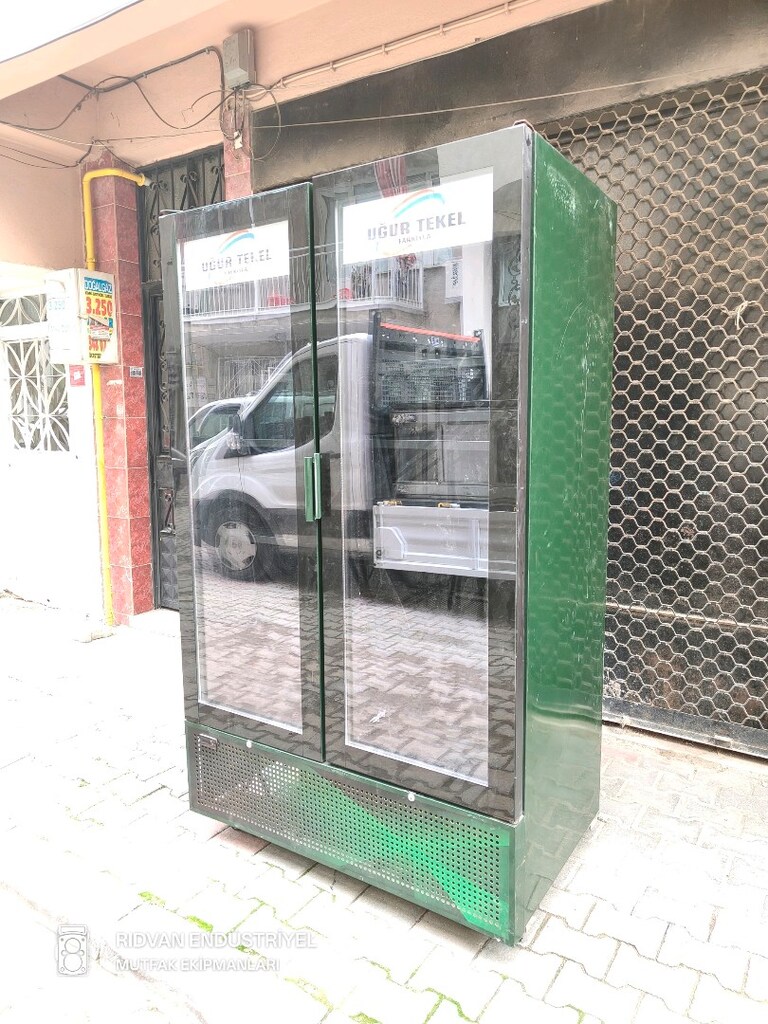 meşrubat dolabı içecek dolabı çift kapaklı kola su ayran dolabı - 18
