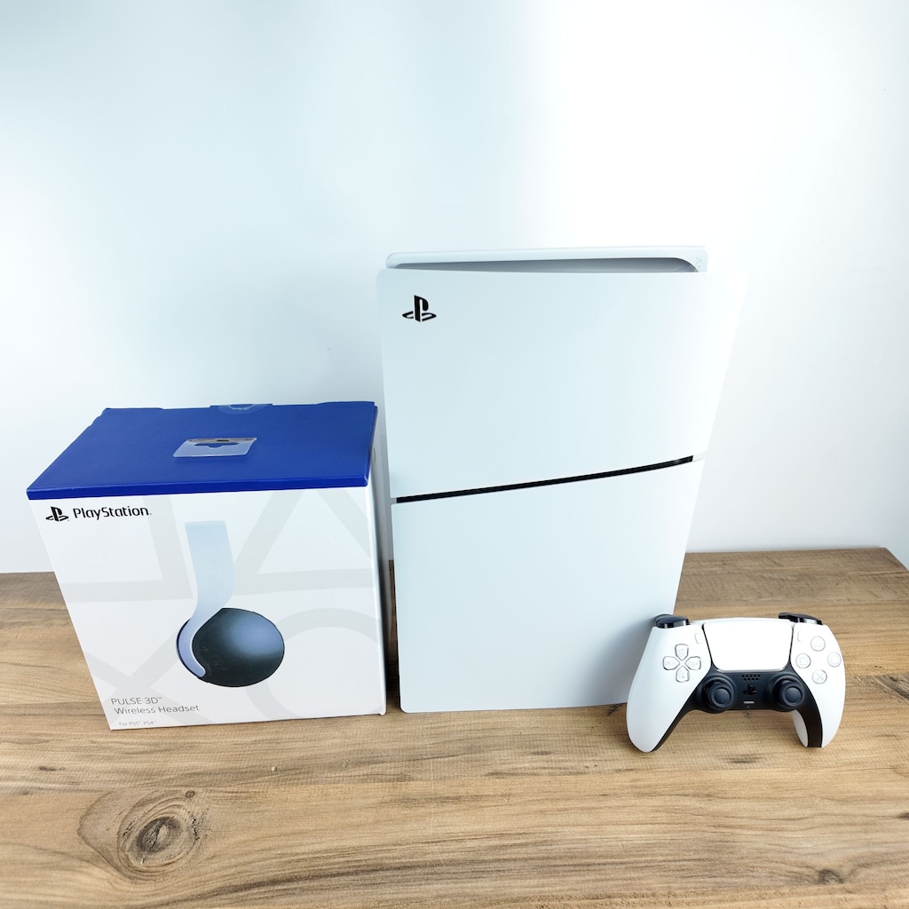PLAYSTATION 5 SLIM DİJİTAL KASA TEK KOLLU + PULSE KULAKLIK SIFIR - 4