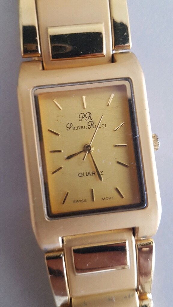 pierre rucci 24k gold saat - 2