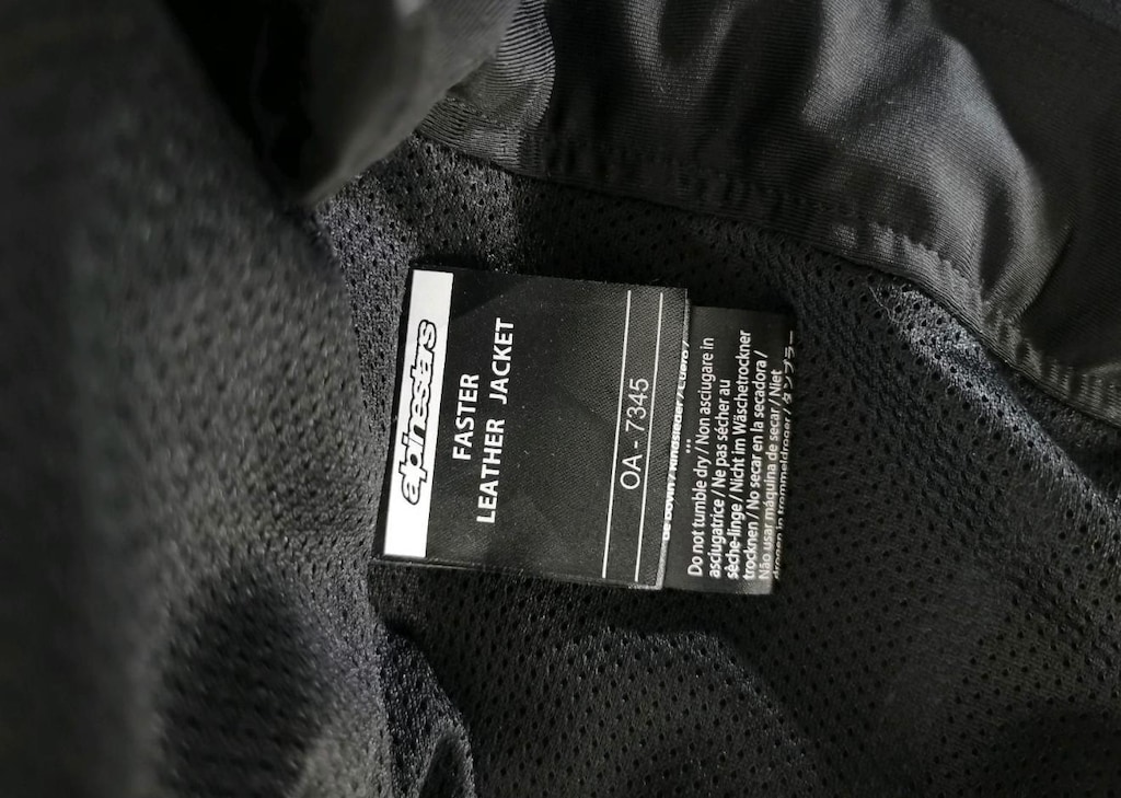Alpinestars Faster Korumalı Deri Motosiklet Montu - Tertemiz - 5