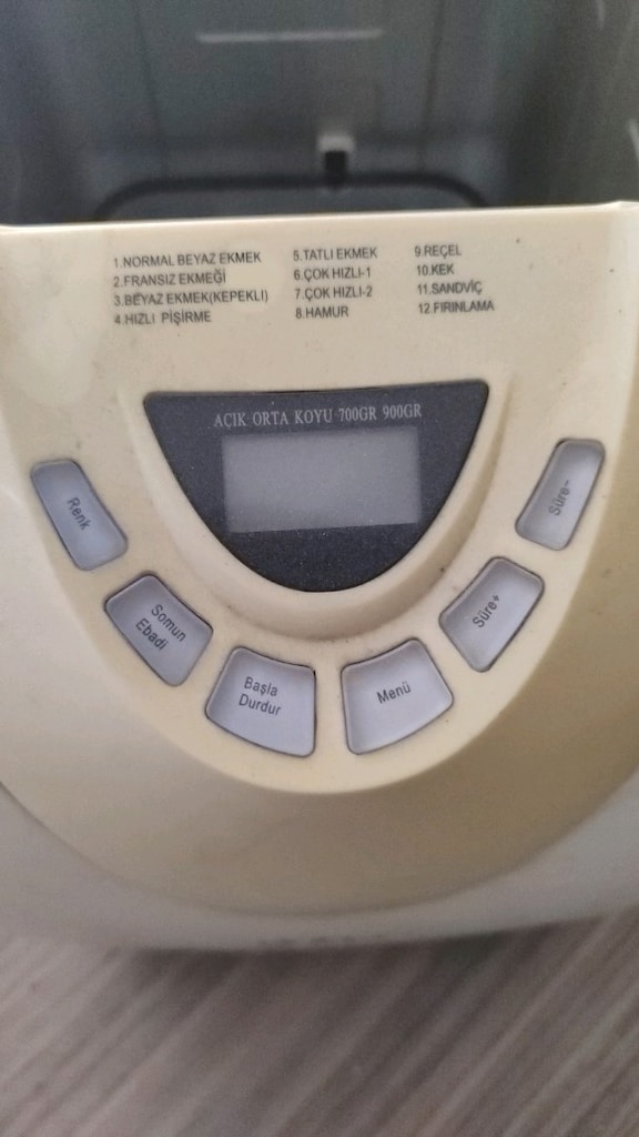 Sinbo SBM-4705 Ekmek Yapma Makinesi - Sorunsuz Çalışıyor - 5
