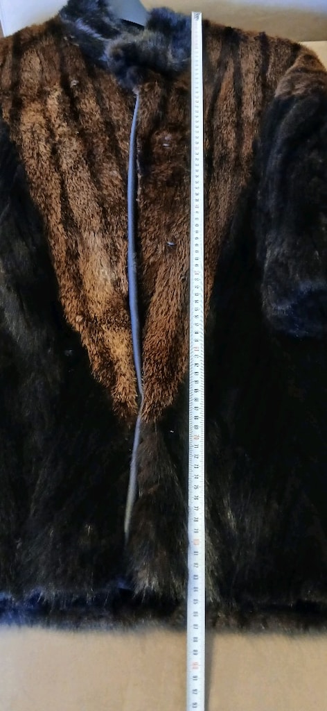 Vizon kürk gerçek çok temiz kullanılmış XL Kısa - 4
