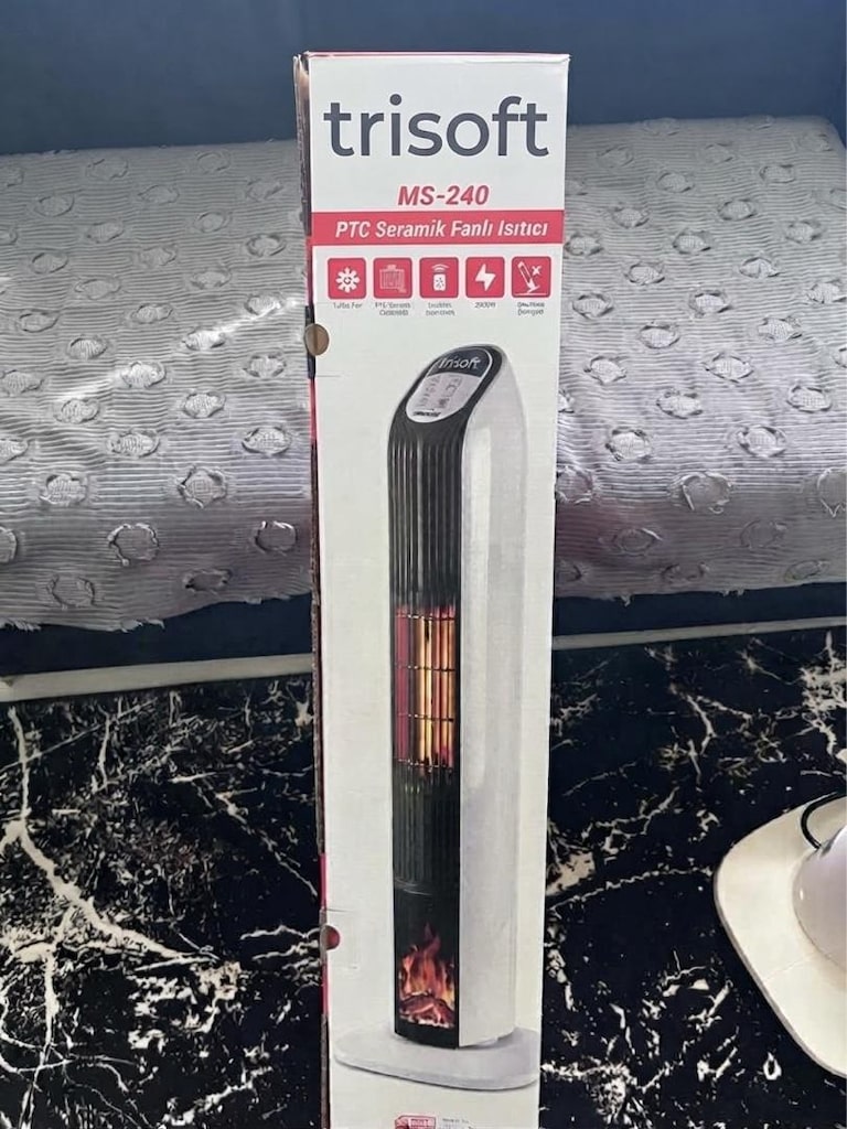 Trisoft MS-240 PTC Seramik Fanlı Isıtıcı – Uzaktan Kumandalı / Sıfır - 5