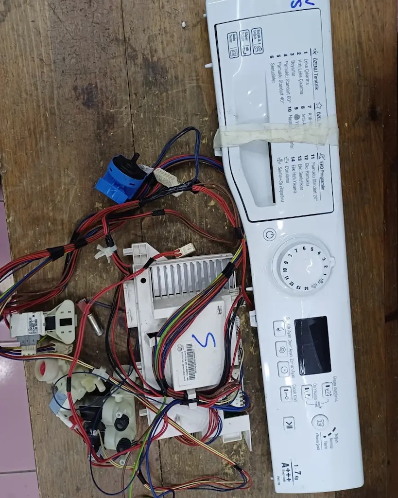 Hotpoint Arıston 7kg Çamaşır makinesi Anakart FMG 703 - 4