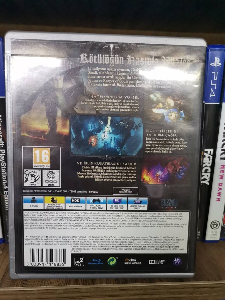PS4 DİABLO lll TERTEMIZDİR - 2