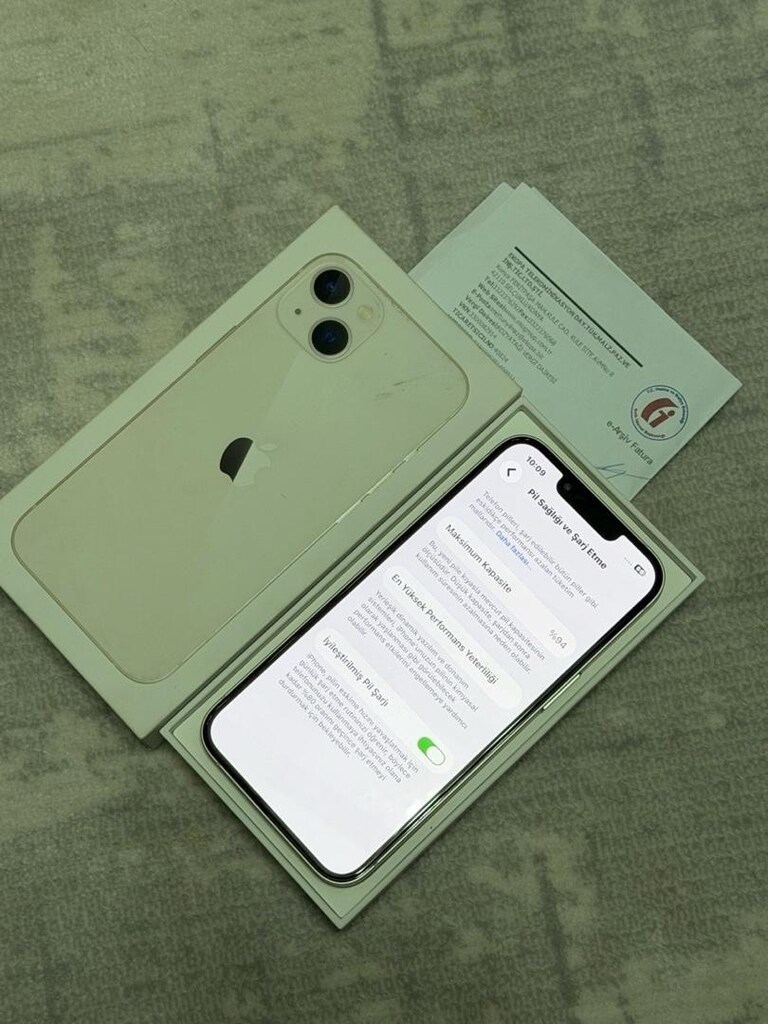 İPHONE 13 128 GB BEYAZ BİR YIL TÜRKİYE GARANTİLİ NOKTA HATASIZ TOZ YOK - 2
