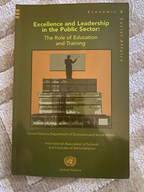 Excellence and Leadership in the Public Sector The Role of Education