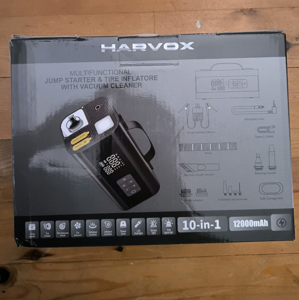Harvox araç süpürgeli hava kompresörü - 2